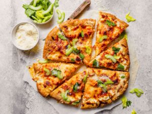 Chicken Honey Buffalo Pizza
